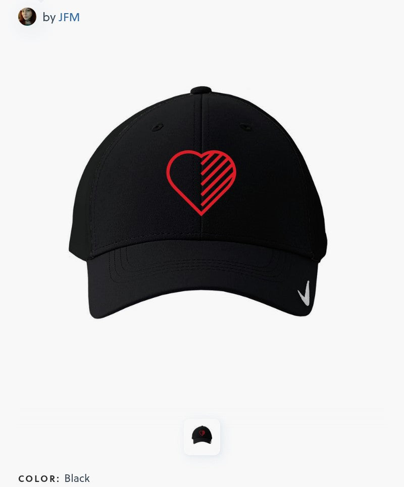 Nike Dri Fit Legacy OSFM half heart